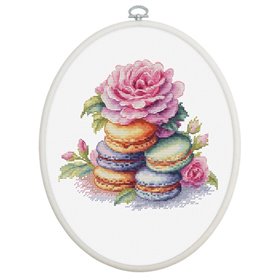 Luca-S Embroidery kit French macarons