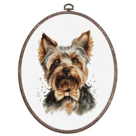 Luca-S Embroidery kit Yorkshire Terrier