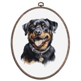 Luca-S Embroidery kit Rottweiler