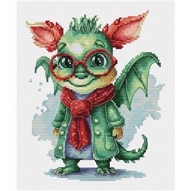 Luca-S Embroidery kit The Elegant Dragon