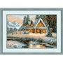 Embroidery kit Winter View