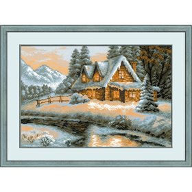 Embroidery kit Winter View