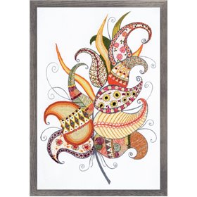 Embroidery kit Magic Feather