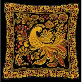 Riolis embroidery kit Cushion Khokhloma