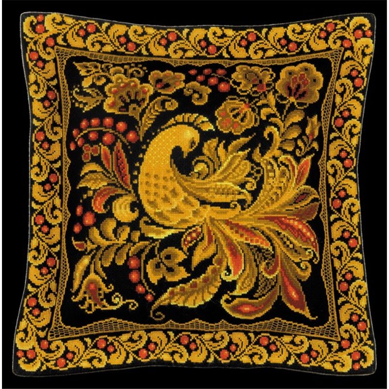 Embroidery kit Cushionl Khokhloma