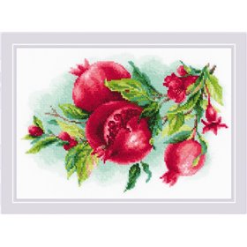 Embroidery kit Juicy Pomegranate
