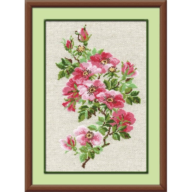 Embroidery kit May Wild Rose