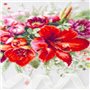 Stickset Amaryllis-Blumenstrauß