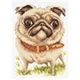 Embroidery kit Pug-dog