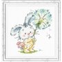 Embroidery kit Bunny and Dandelion