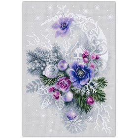 Embroidery kit Frosty Evening