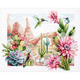 Magic Needle Embroidery kit Wild West Flowers