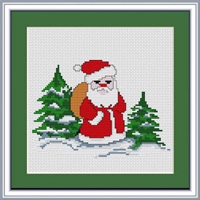 Luca-S Embroidery kit Santa Claus