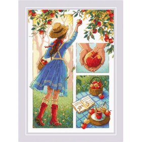 Riolis Embroidery kit Apple day