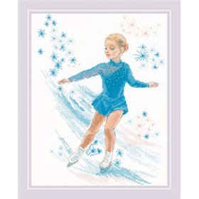 Riolis Embroidery kit Figure Skating