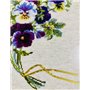 Riolis Embroidery kit Bunch of Pansies