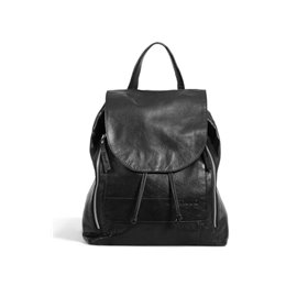 Handmade leather backpack Muud Gimo Black