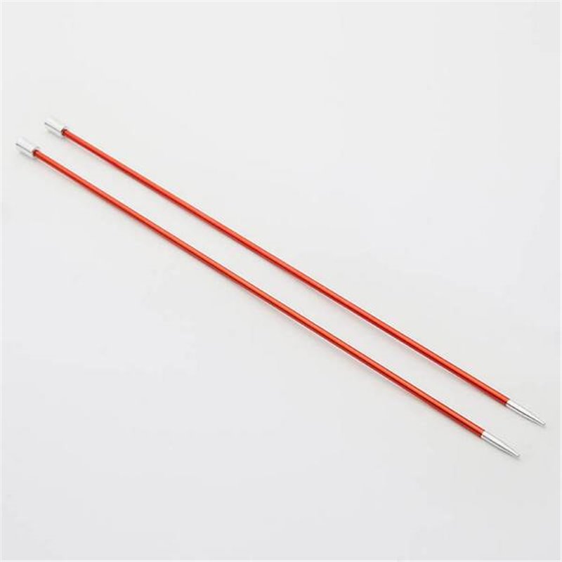 Knitpro Zing aiguilles droites 2,5 mm, longueur 40 cm