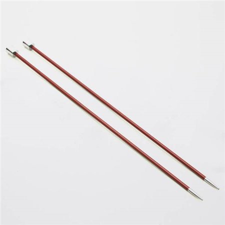 Knitpro Zing aiguilles droites 5,5 mm, longueur 40 cm