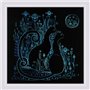 Embroidery kit Cats Moonlight