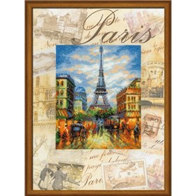 Riolis Borduurpakket Steden van de wereld. Parijs