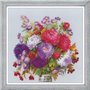 Embroidery kit Bouquet with Asters