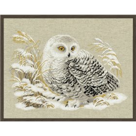 Riolis Embroidery kit White Owl