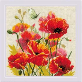 Riolis Embroidery kit Color of Flame