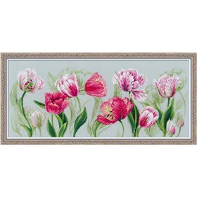 Riolis Kit de broderie Tulipes de printemps