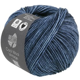 Cool Wool Vintage Dunkelblau 7366