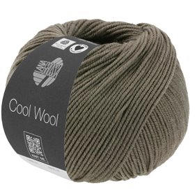 Cool Wool Mélange Donkerbruin gemeleerd 1422