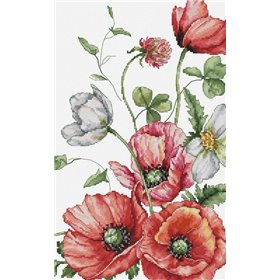 Embroidery kit The Field Poppies