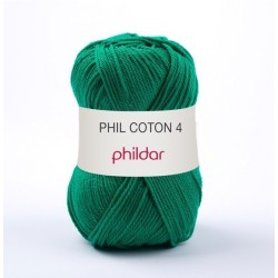 Crochet yarn Phildar Phil Coton 4 veronese