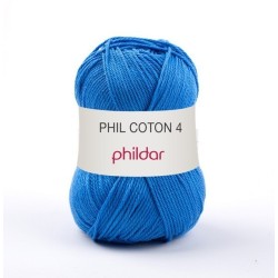 Fil crochet Phildar  Phil Coton 4 gitane