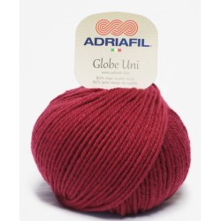 Laine Adriafil Adriafil-Globe-Uni bordeaux 18 en vente au magasin de laine