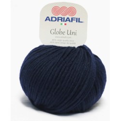 Knitting yarn Adriafil Globe Uni blue 22