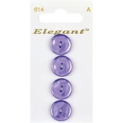 Buttons Elegant nr. 614 on a card