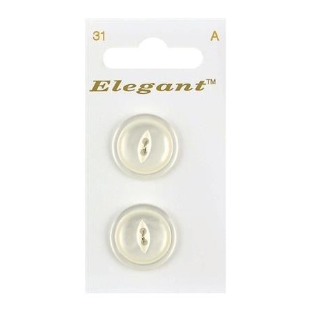 Buttons Elegant nr. 31 on a card