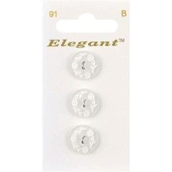 Buttons Elegant nr. 91 on a card