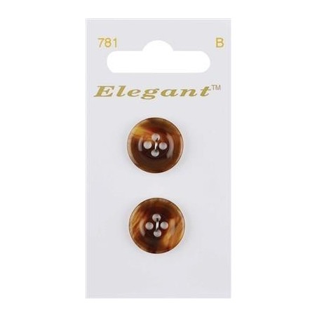 Buttons Elegant nr. 781 on a card