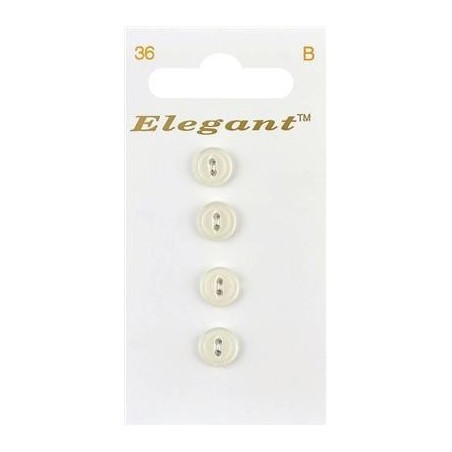 Buttons Elegant nr. 36 on a card