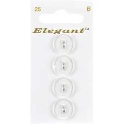Buttons Elegant nr. 25 on a card
