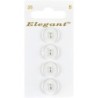 Buttons Elegant nr. 25 on a card