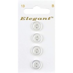 Buttons Elegant nr. 13 on a card