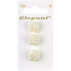 Buttons Elegant nr. 103 on a card
