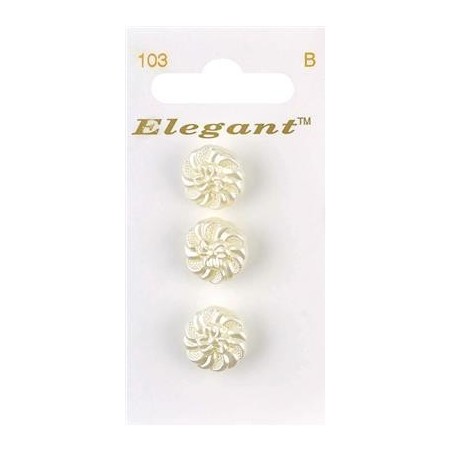 Buttons Elegant nr. 103 on a card