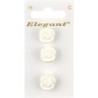 Buttons Elegant nr. 15 on a card