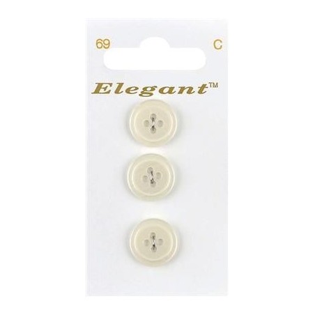 Buttons Elegant nr. 69 on a card