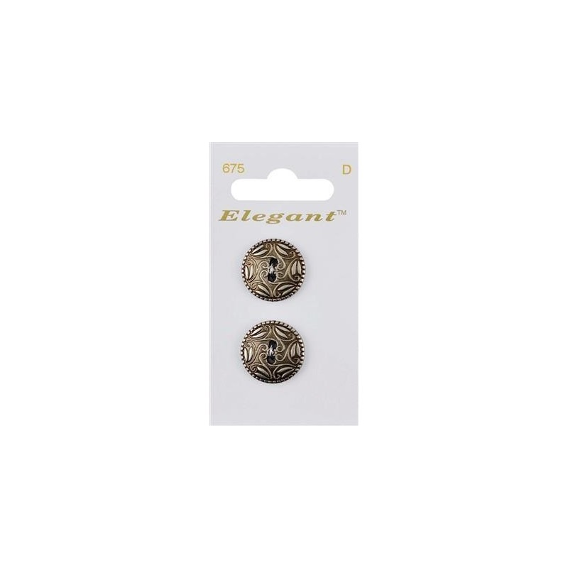 Buttons Elegant nr. 675 on a card
