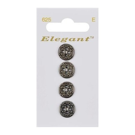 Buttons Elegant nr. 625 on a card